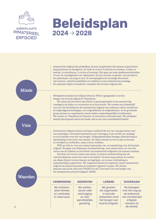 Beleidsplan 2024-2028