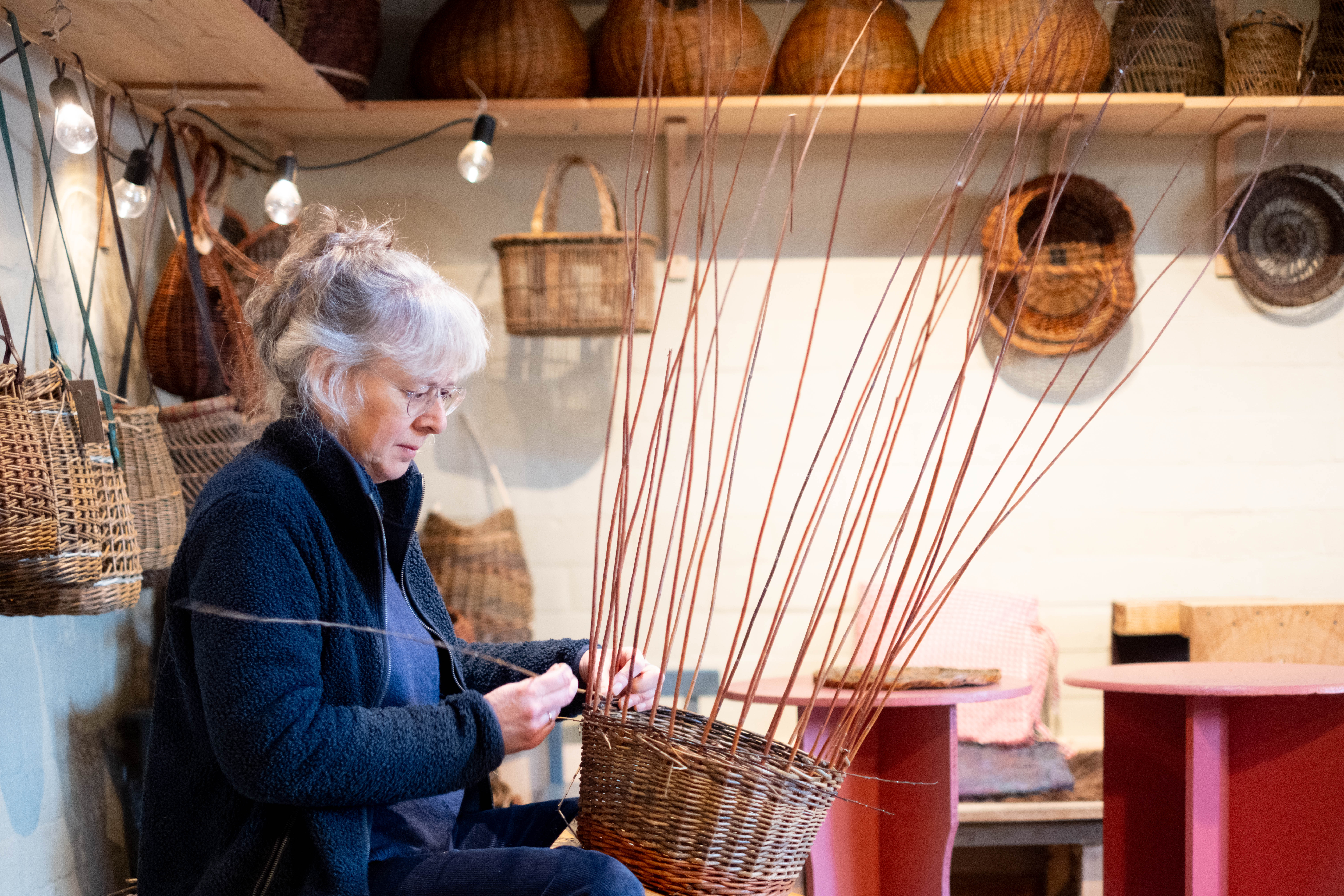 Mandenvlechten uit wilg
