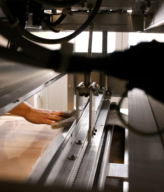 Machinaal naaldvilten Machinaal naaldvilten