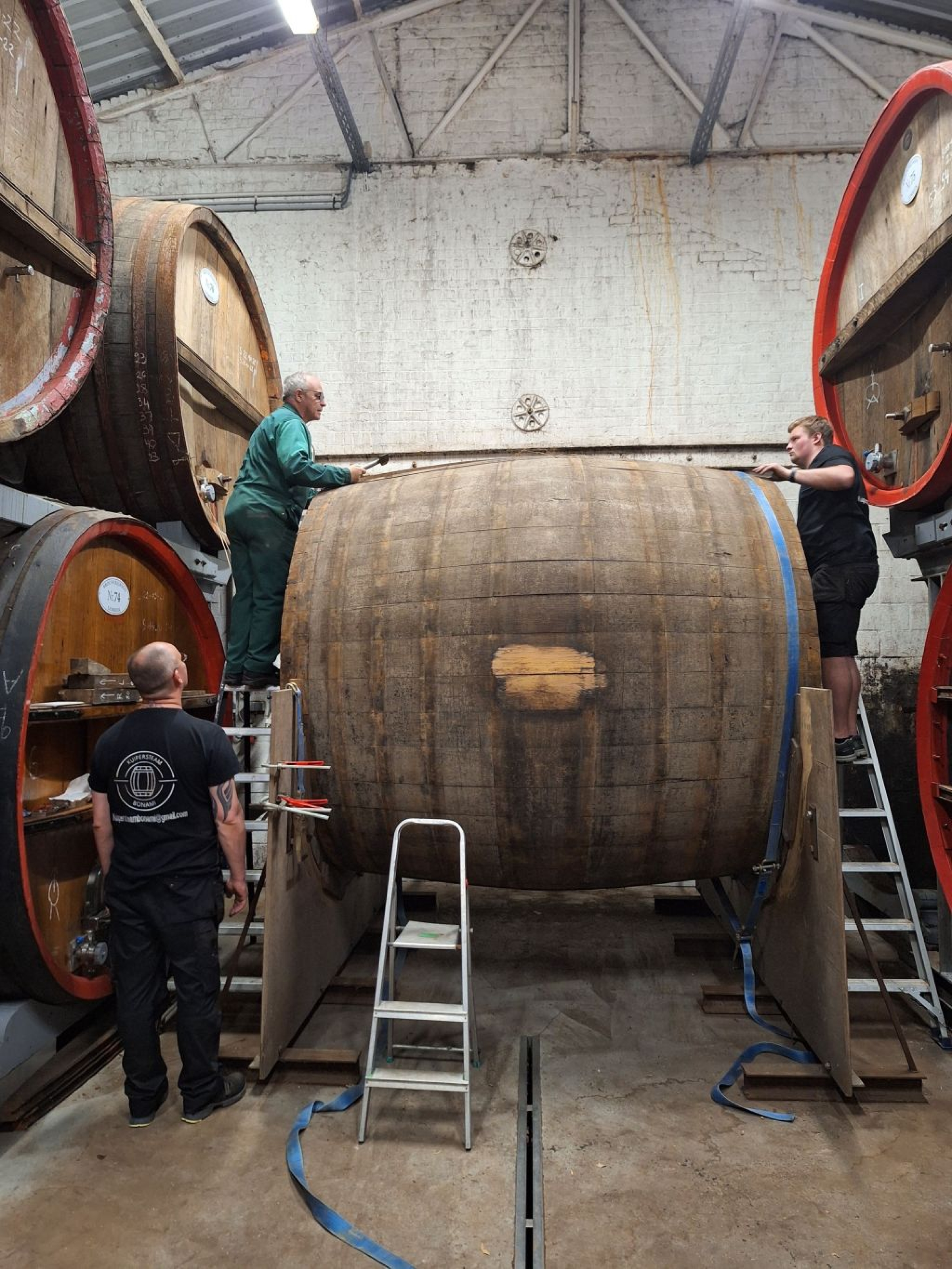 Kuipers aan het werk